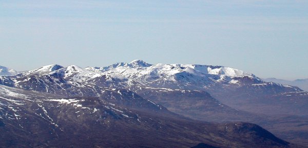 View towards the Ben Nevis range from the East
